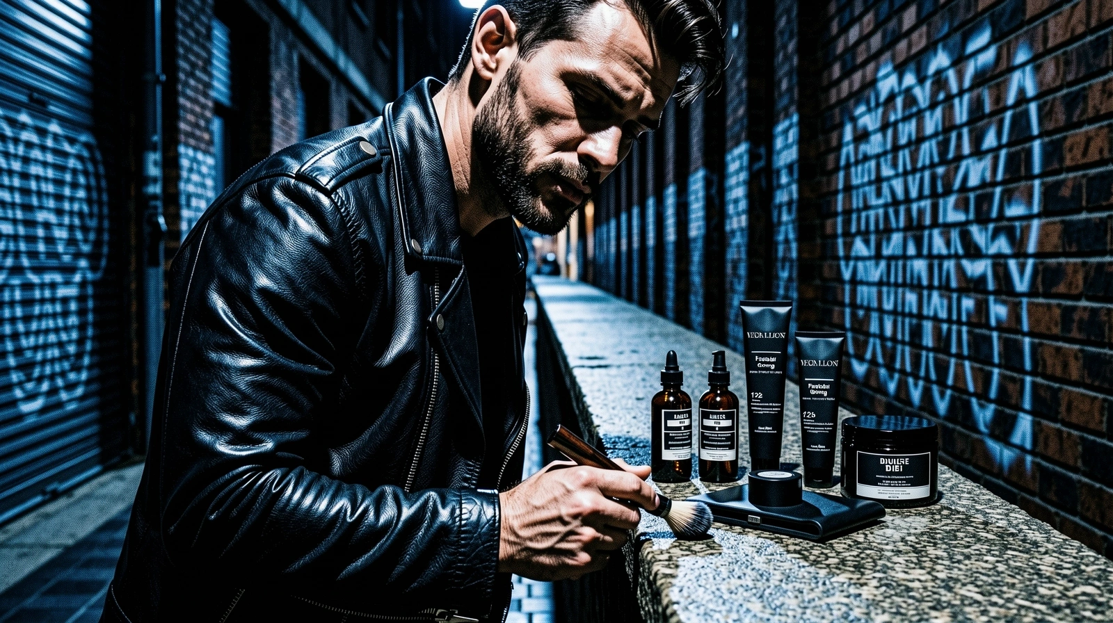 Urban editorial backdrop